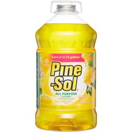 Pine-Sol Multi-Surface Cleaner & Deodorizer, Lemon, 144 oz. Bottle, 3 Bottles - 35419