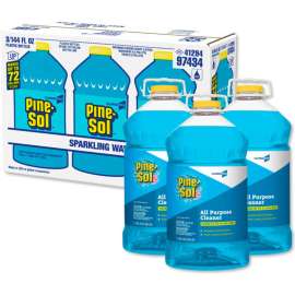 Pine-Sol All Purpose Cleaner, Sparkling Wave, 144 Oz. Bottle, 3/Carton