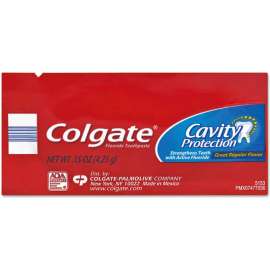 Colgate Cavity Protection Toothpaste, Regular Flavor, 0.15 oz, 1000 Tubes/Case
