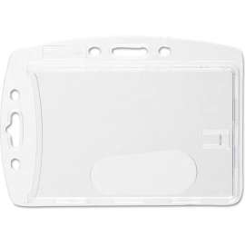 Durable Badge Holder, Vertical/Horizontal, Polystyrene, 10/Pack