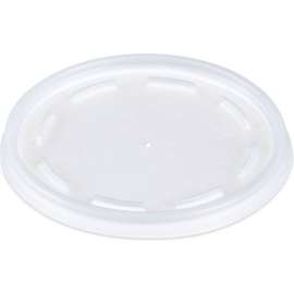 Dart Vented Lids For 12 oz to 24 oz Foam Cups, Translucent, Pack of 1000