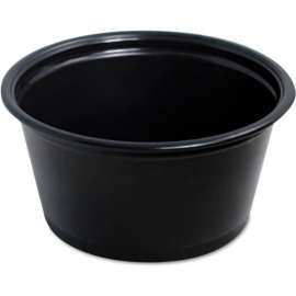 Dart Conex Complements Portion & Medicine Cups, 2 oz, Black, Pack of 2500
