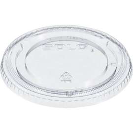 Dart PETE Flat Cold Drink Cup Lids For 12 oz to 24 oz Cups, Pack of 1000