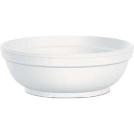 Dart Insulated Foam Bowls, 6 oz, White, Pack of 1000