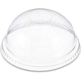 Dart No-Hole Dome Plastic Lid, Fits 9-22 oz Cups, Clear, Pack of 1000