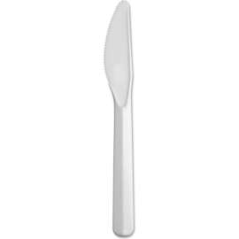 Dart Lightweight Bonus Knife, Polypropylene, White, Pack of 1000