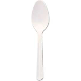 Dart Bonus Teaspoon, Polypropylene, White, Pack of 1000