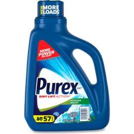 Purex Liquid Laundry Detergent, Mountain Breeze, 75 Oz. Bottle, 6/Carton