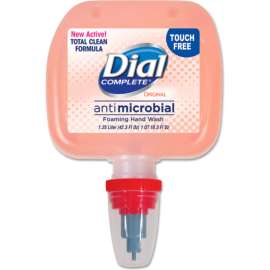 Dial Professional Antimicrobial Foaming Hand Wash, 1.25 L Duo Dispenser Refill, 3/Case