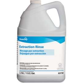 Diversey Carpet ExtraCSion Rinse, Floral Scent, Gallon Bottle, 4/Case