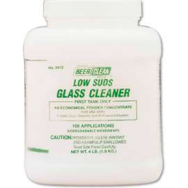 Diversey Concentrated Beer Clean Glass Cleaner Powder, 4 lb. Bucket, 2 Buckets - 990241