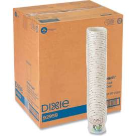Dixie Perfectouch Paper Hot Drink Cups, 10 oz, Pack of 1000