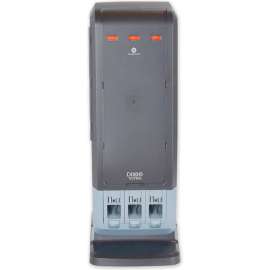 Dixie SmartStock Tri-Tower Cutlery Dispenser, Black/Gray
