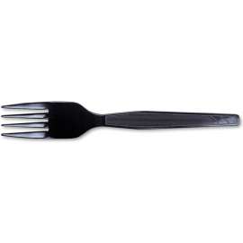 Dixie Heavy Mediumweight Fork, Black, Pack of 1000