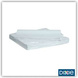 Dixie Dry Wax Paper All Purpose Food Wrap, 15"L x 16"W, Silver, White, Pack of 1000