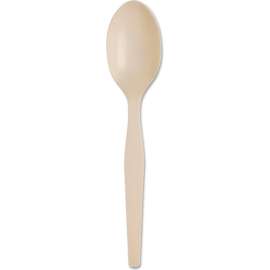 Dixie SmartStock Mediumweight Spoons, Series O, 6"L, Beige, Pack of 960