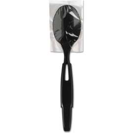 Dixie SmartStock Wrapped Heavy Weight Refill Teaspoon, Polypropylene, Black, Pack of 960