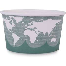 Eco-Products World Art Food Container, 4-1/16" Dia. x 2-1/2"H, Pack of 500