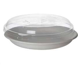 Eco Products WorldView Content Lid, Fits 9" Round Sugarcane Container, Pack of 400