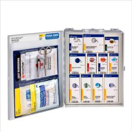 First Aid Only 1050-FAE-0103 Medium First Aid Kit, 112 Pieces, OSHA Compliant, Metal Case