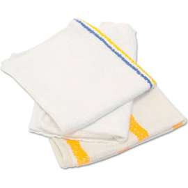 Hospeco Value Counter Cloth/Bar Mop, White, 25 Pounds/Bag