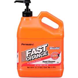 FAST ORANGE Pumice Hand Cleaner, Citrus Scent, 1 Gallon Dispenser, 4/Case