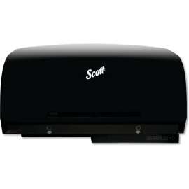 Scott Pro Coreless Twin Jumbo Roll Tissue Dispenser - Black