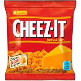 Sunshine Cheez-it Crackers, 1.5 oz. Bag, Reduced Fat, 60/Carton
