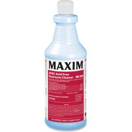 Maxim AFBC Acid Free Restroom Cleaner, Fresh Scent, 32 oz. Bottle, 12/Case