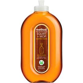 Method Squirt + Mop Wood Floor Cleaner, Almond Scent, 25 oz. Squirt Bottle, 6/Case