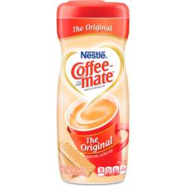Coffee mate Non-Dairy Powdered Creamer, Original, 22 oz Canister, 12/Carton