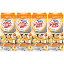 Coffee mate Liquid Coffee Creamer, Hazelnut, 0.38 oz Mini Cups, 200/Carton