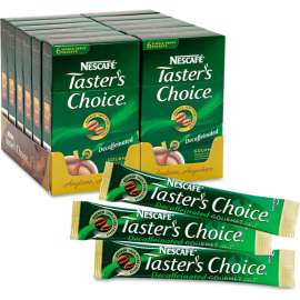 Nescafe Taster's Choice Coffee Stick Pack, Decaffeinated, 0.1 oz., 60/Carton