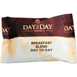 Day to Day Coffee 100 Pure Coffee, Breakfast Blend, 1.5 oz Pack, 42 Packs/Carton