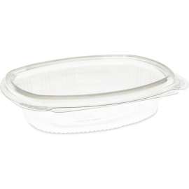 Pactiv Evergreen EarthChoice Recycled PET Container, 5-7/8"L x 4-15/16"W x 1-5/16"H, 200pk