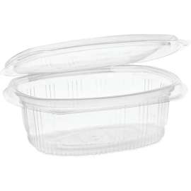 Pactiv Evergreen EarthChoice Recycled PET Container, 5-7/8"L x 4-15/16"W x 2-1/2"H, Pk of 200