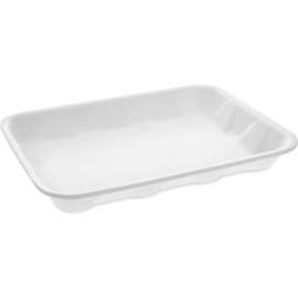 Pactiv Evergreen Meat Tray, White, Pack of 500