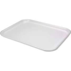 Pactiv Evergreen Supermarket Tray, White, Pack of 100