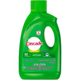 Cascade Dishwasher Gel with Dawn, Fresh, 75 oz. Bottle, 6/Case