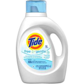 Free and Gentle Liquid Laundry Detergent, 64 Loads, 92 oz. Bottle, 4/Case