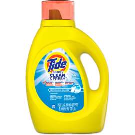 Simply Clean and Fresh Laundry Detergent, Refreshing Breeze, 64 Loads, 92 oz. Bottle, 4/Case