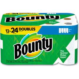 Bounty Select-a-Size Kitchen Roll Paper Towels, 6 x 11, Wht, 98 Sheets/Roll, 12 Rolls/Ctn