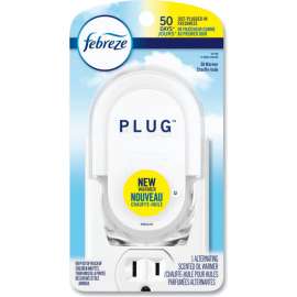 Febreze, PLUG Air Freshener Warmer, Off White, 4/Carton