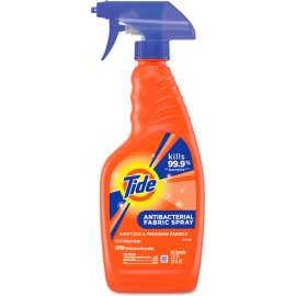 Tide Antibacterial Fabric Spray, Light Scent, 22 oz. Spray Bottle, 6/Case