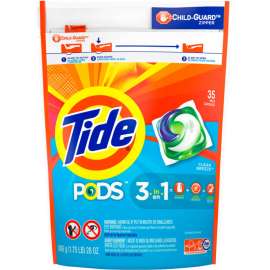 Tide PODS Detergent Packs, 35 Pods/Container, 4 Containers - 93126