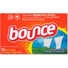 Fabric Softener Sheets, Outdoor Fresh, 15 Sheets/Box, 15 Box/Case