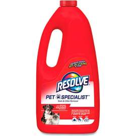 Resolve Pet Specialist Stain & Odor Remover, Citrus, 60 oz. Cap. Refill Pour Bottle, Pack of 4