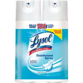 LYSOL Disinfectant Spray, Crisp Linen, 12.5 Oz. Aerosol Spray, 2/Pack, 6 Pack/Carton