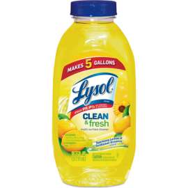 LYSOL Clean And Fresh Multi-Surface Cleaner, Sparkling Lemon & Sunflower, 10.75 Oz., 20/Carton