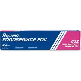 Reynolds Wrap Extra Heavy Duty Aluminum Foil Roll, 500'L x 18"W, Silver